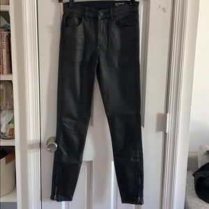 Blank NYC Black Coated Skinny Jean